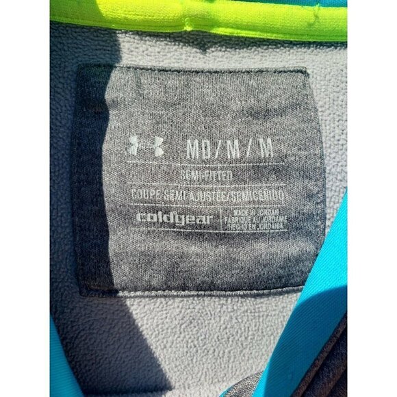 UNDER ARMOUR Hoodie Sweatshirt Medium Gray Athleisure Casual - Picture 2 of 8